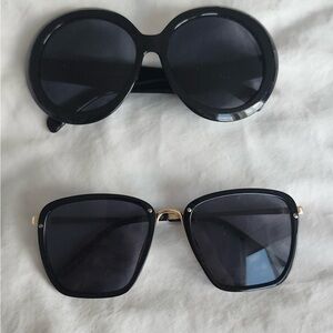 Stylish Black Sunglasses Set